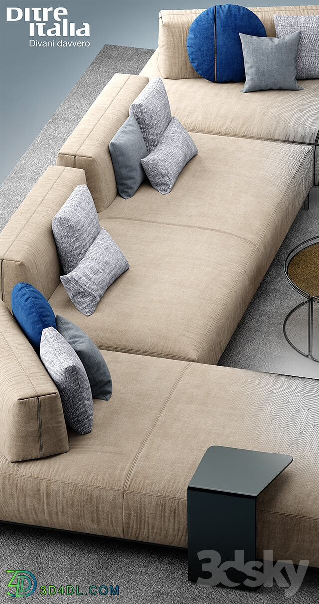 Sofa - Sofa ditre italia Sanders