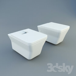 Toilet and Bidet - Jacob Delafon Reve toilet and bidet 