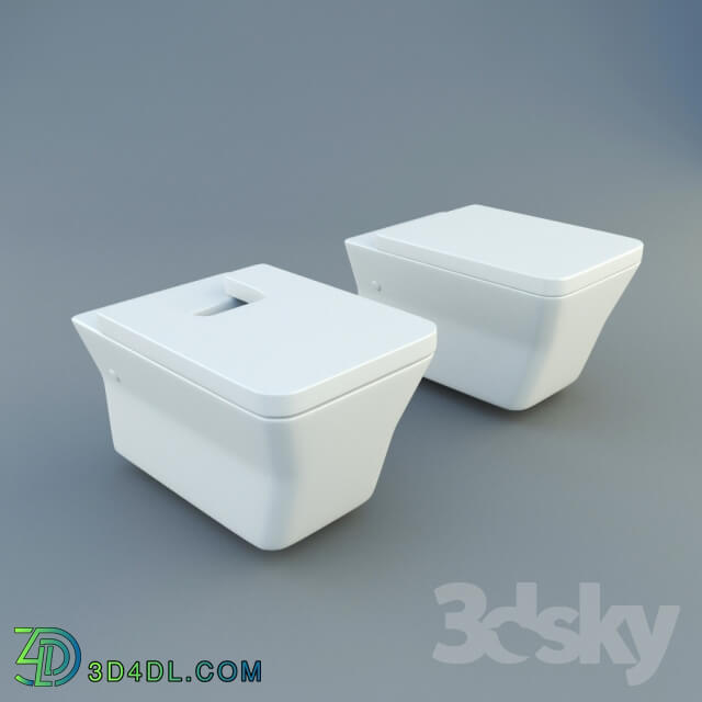 Toilet and Bidet - Jacob Delafon Reve toilet and bidet