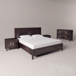 Bed - Bed side tables and chest of drawers 