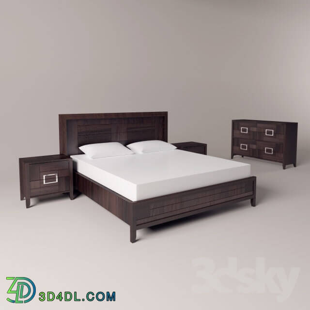 Bed - Bed side tables and chest of drawers