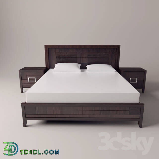 Bed - Bed side tables and chest of drawers