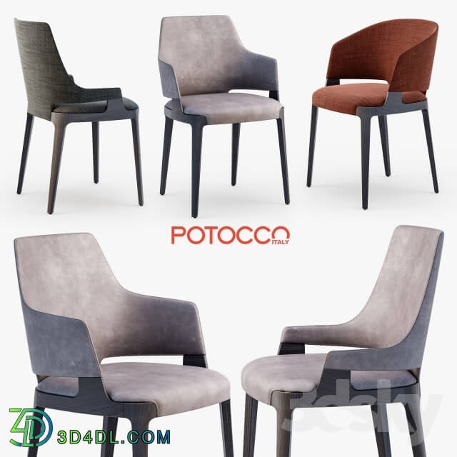 Chair - Potocco Velis chair_ armchair_ tub chair