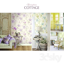 Wall covering - Wallpaper Springtime Cottage from KT Exclusive 