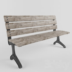 Other architectural elements - Street Bench 