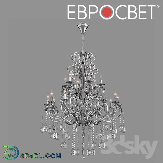 Ceiling light - OM Chandelier with Bogate__39_s Crystal 253_18 Strotskis