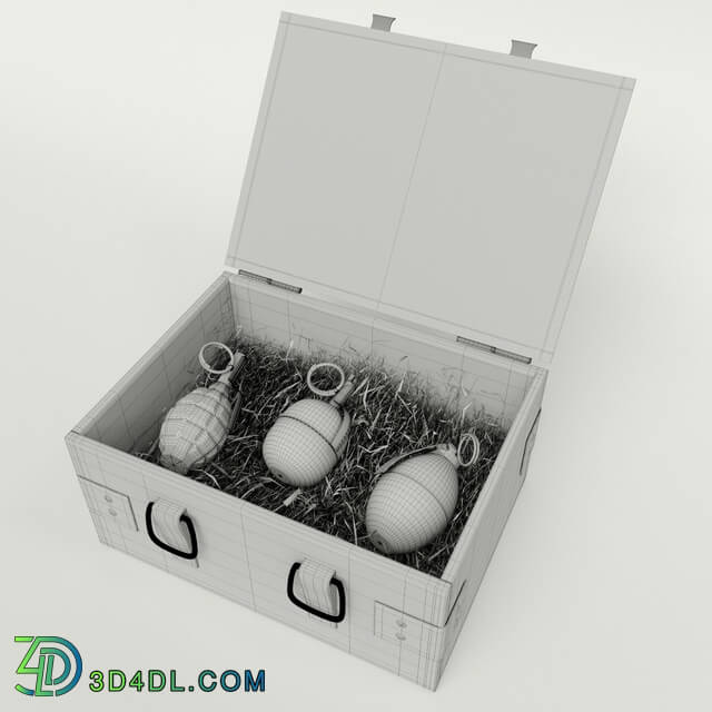 Weaponry - A set of grenades in the box