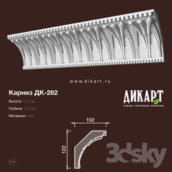 Decorative plaster - www.dikart.ru Dk-262 122Hx102mm 4.7.2019 