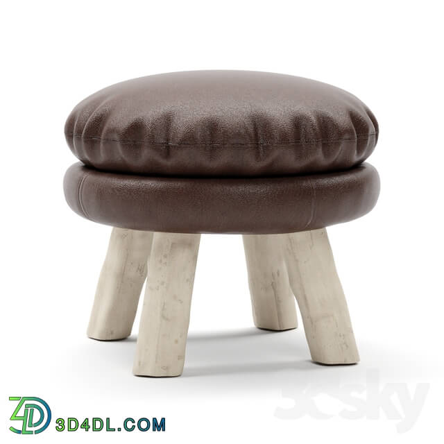 Other soft seating - Bleu nature mattak stool