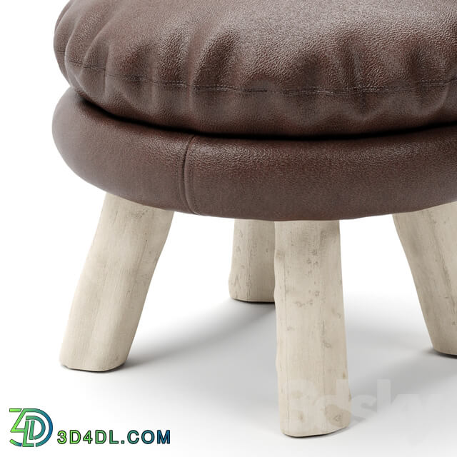 Other soft seating - Bleu nature mattak stool