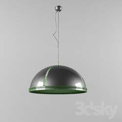 Ceiling light - Black_Green Lamp 