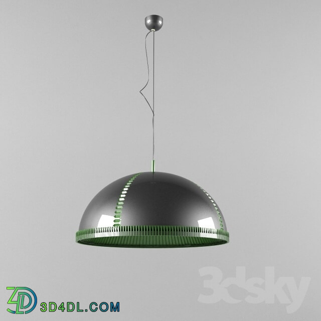 Ceiling light - Black_Green Lamp