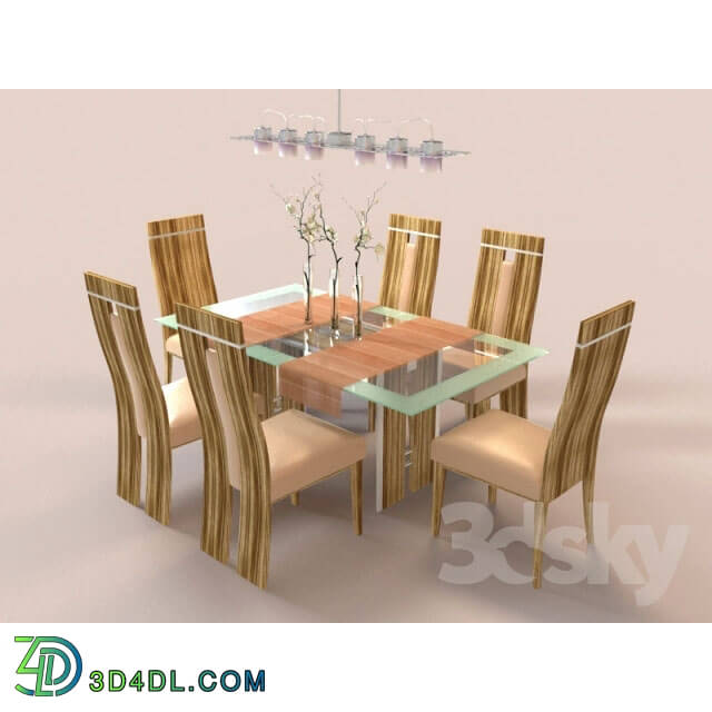 Table _ Chair - Modern dining group