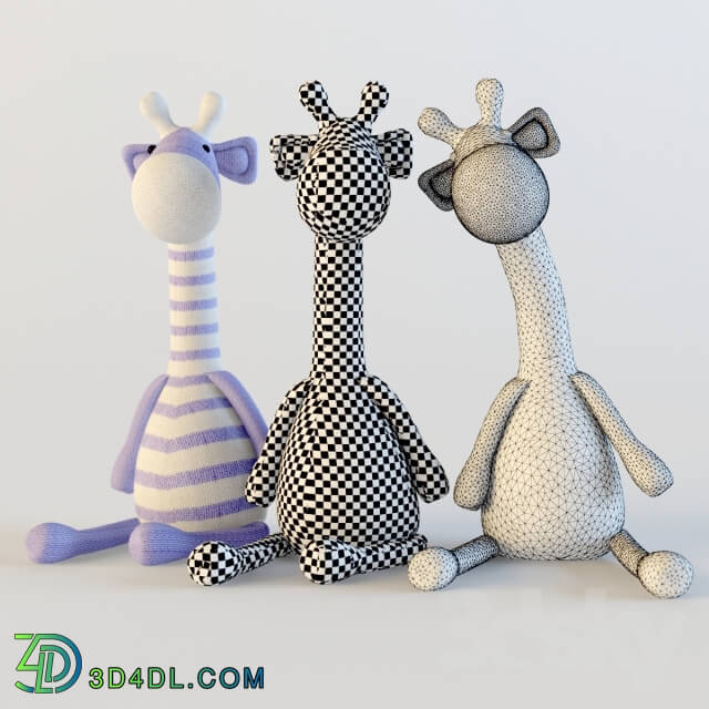 Toy - Giraffes textile