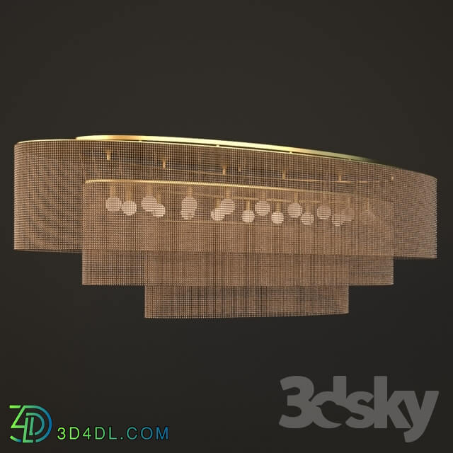 Ceiling light - Willowlamp. ELLI-3-TIER-1600-C