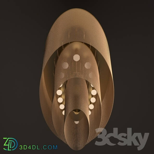 Ceiling light - Willowlamp. ELLI-3-TIER-1600-C