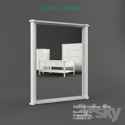 Mirror - Henshaw White Mirror by Laura Ashley 