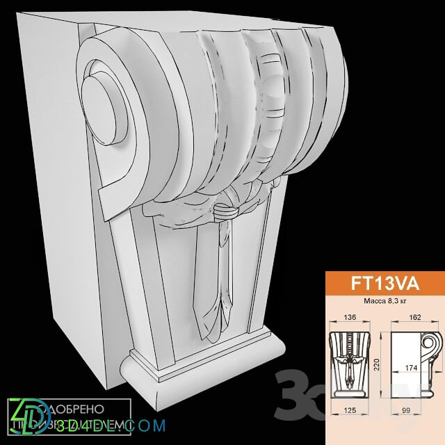 Decorative plaster - Bracket