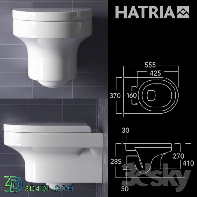 Toilet and Bidet - Toilet HATRIA DAYTIME YONP01