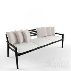 Other soft seating - Tropidane-mikado bench 3 seat 