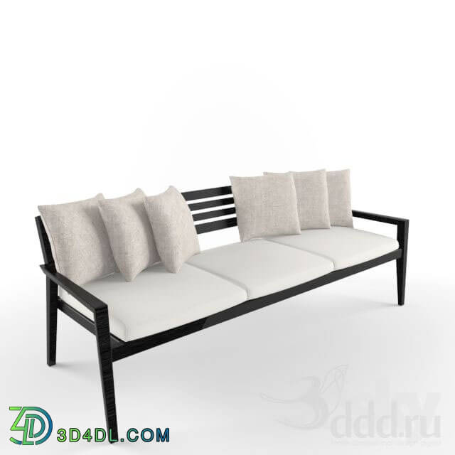 Other soft seating - Tropidane-mikado bench 3 seat