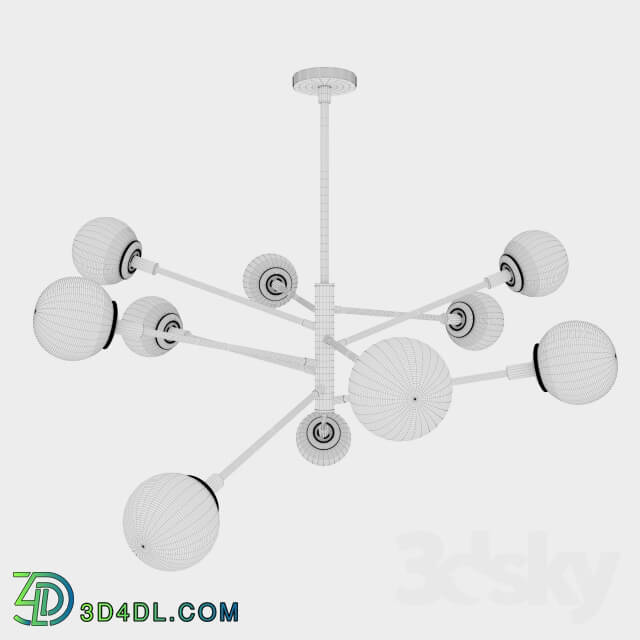 Ceiling light - Sonneman Lighting Orb 10-Light Radial Pendant