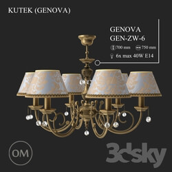 Ceiling light - KUTEK _GENOVA_ GEN-ZW-6 