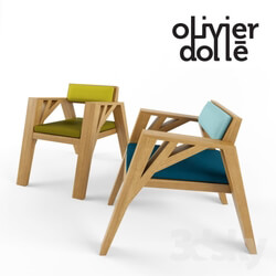 Arm chair - Fauteuil Carpenter by Olivier Dollé 