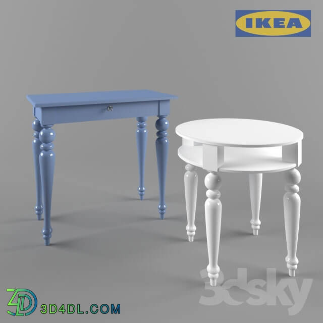 Table - IKEA ISALA _table Laptop table pridivanny_
