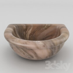 Wash basin - Qurna marble KM08 