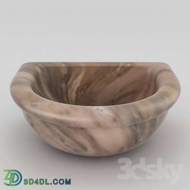 Wash basin - Qurna marble KM08
