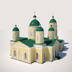Building - Trinity Church in the village. Mikhailovka Penza region 