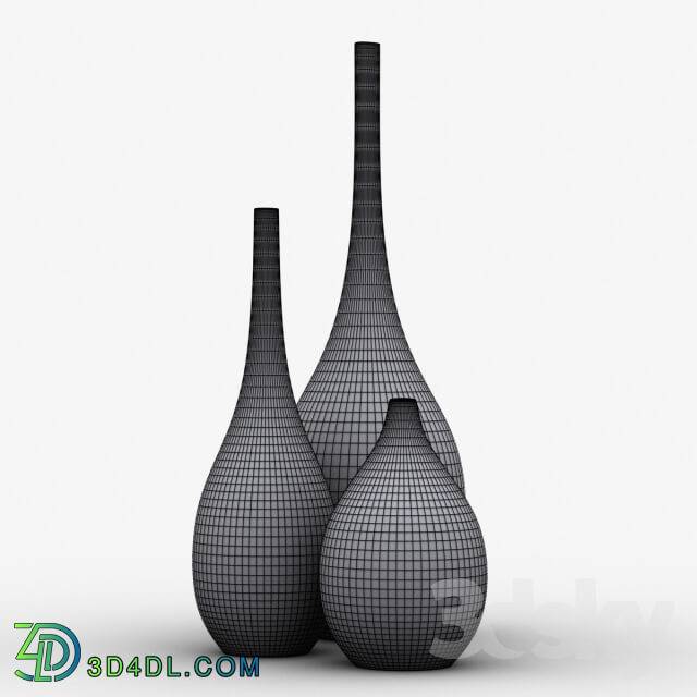 Vase - Decorative vase made of wood _quot_LP 588_quot_