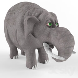 Toy - Children__39_s plastic toy Elephant 
