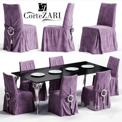 Table _ Chair - Corte ZARI Chair _ ANTARES Table 
