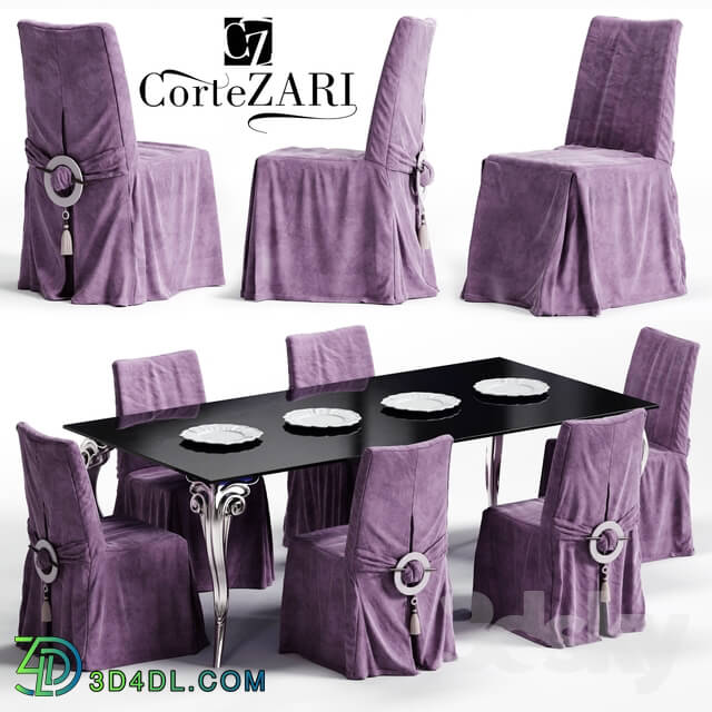 Table _ Chair - Corte ZARI Chair _ ANTARES Table