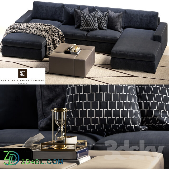 Sofa - Brancusi corner sofa and Matisse ottoman