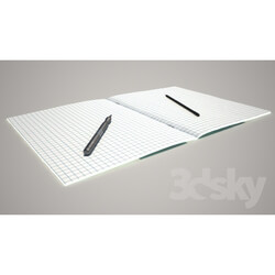 Miscellaneous - Notebook_ pencil_ pen 
