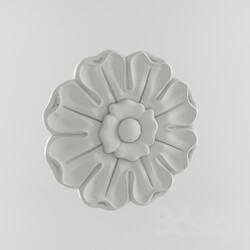 Decorative plaster - Flower 