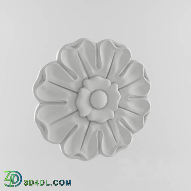 Decorative plaster - Flower