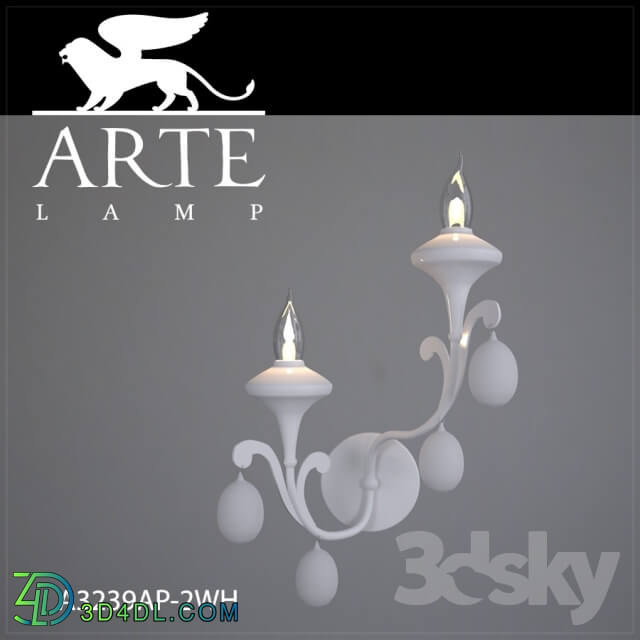 Wall light - Bra ArteLamp A3239AP-2WH