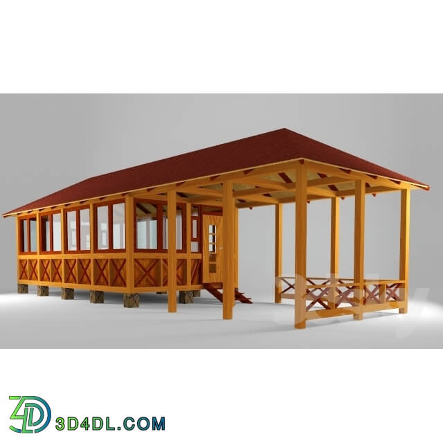 Building - Gazebo and Pergola_ under a single roof.