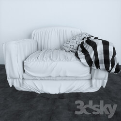 Sofa - single sofa _covered with cloth_ 