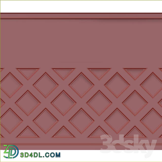 Decorative plaster - Wall molding