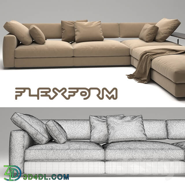 Sofa - FLEXFORM PLEASURE