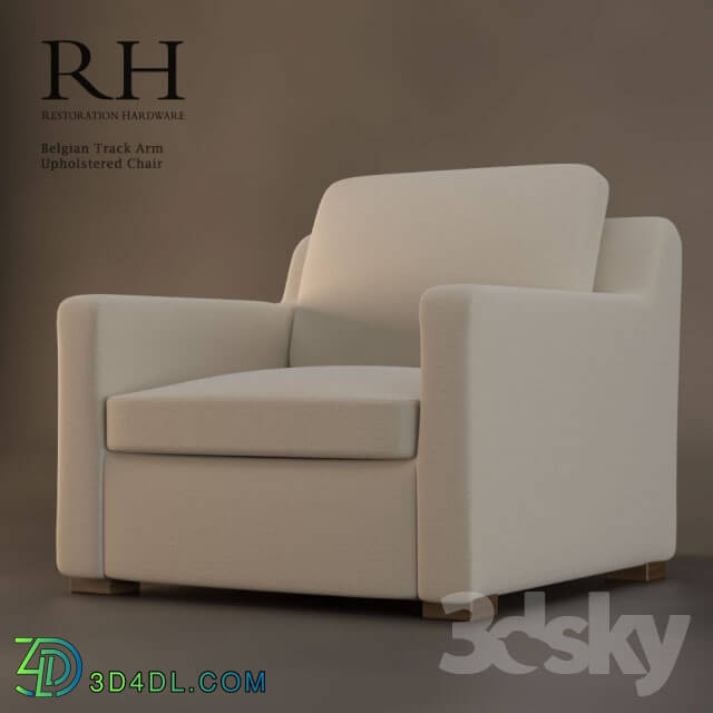 Arm chair - Restoration Hardware Belgian Track Arm Upholstered chair