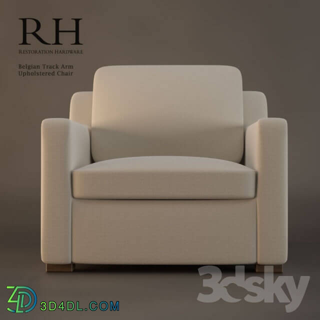 Arm chair - Restoration Hardware Belgian Track Arm Upholstered chair