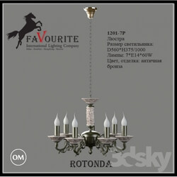 Ceiling light - Favourite 1201-7 p chandelier 