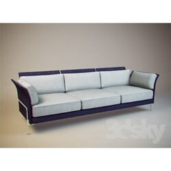 Sofa - Soft Shell Sofa three-seater_ Vitra 