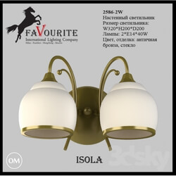 Wall light - Favourite 2586-2W Sconce 